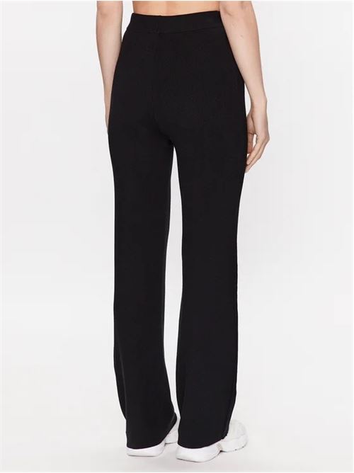 badge straight knitted pants CALVIN KLEIN JEANS | J20J222114BEH
